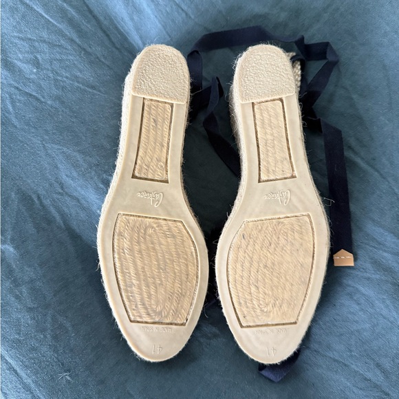 Castaner Navy and Tan Espadrille Wedges - Picture 8 of 12